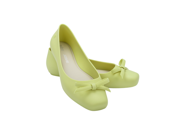 Melissa Aura Jason Wu AD Flat Yellow Ballerinas for Women – Stylish and Comfortable Designer Footwear