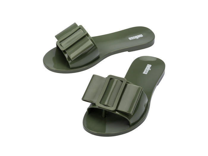 Melissa Babe Flat Dark Green Flipflop for Women – Stylish Comfortable Casual Sandals2