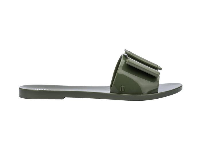Melissa Babe Flat Dark Green Flipflop for Women – Stylish Comfortable Casual Sandals3