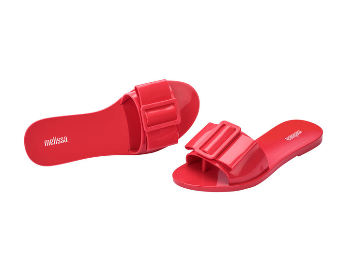 Melissa Babe Flat Red Flipflop For Women