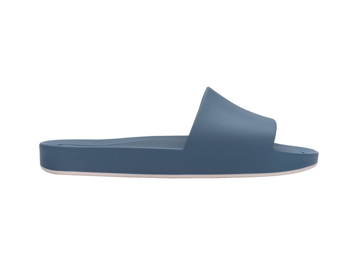 Melissa Beach AD Flat Navy Blue Slipons Slides For Women