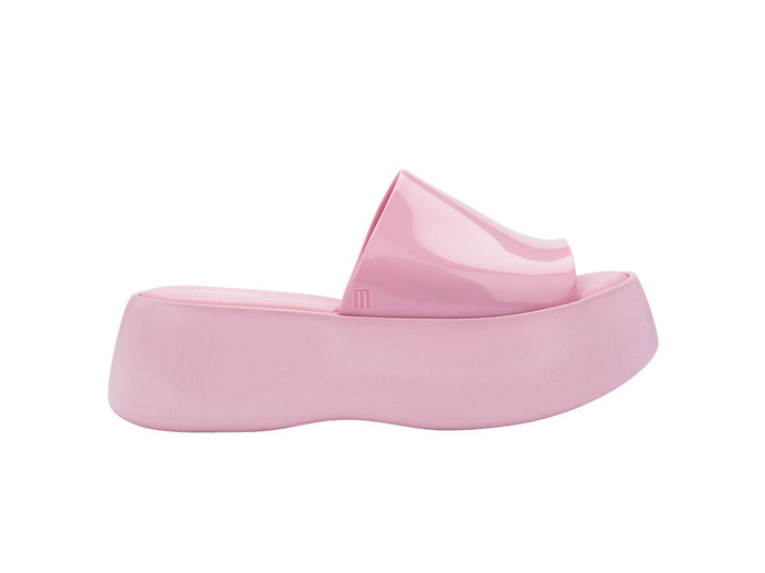Melissa Becky AD Platform Heel Light Pink Slides for Women – Chic and comfortable light pink platform heel slides, perfect for casual outings, brunches, and relaxed weekend looks.