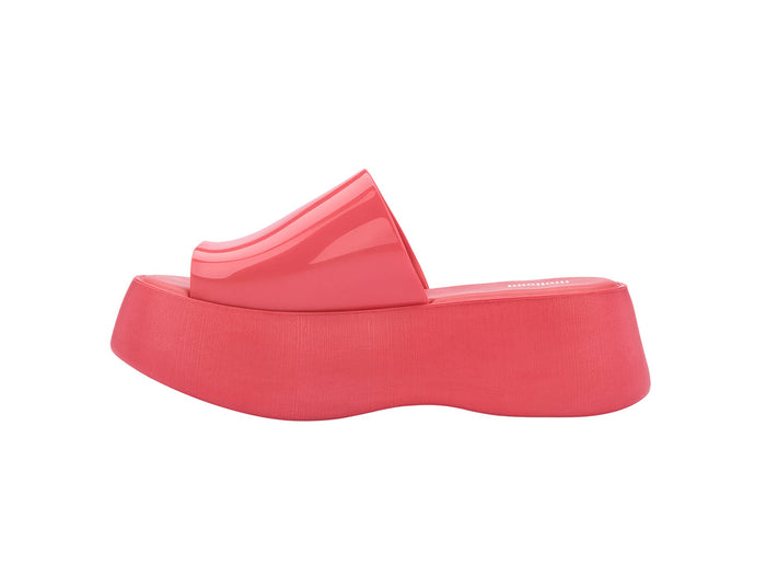 Melissa Becky AD Platform Heel Pink Slides for Women – Trendy and comfortable pink platform heel slides, perfect for casual outings and stylish everyday looks.
