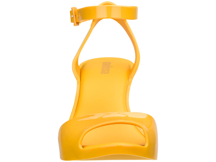 Melissa Blanca Ankle Strap Peep Toe Wedges Heel Yellow Sandal For Women