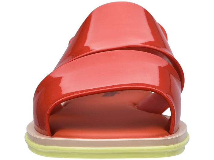 Melissa Carbon Flat Casual Red Sandal for Women â€“ Trendy and comfortable flat sandals with a sleek design, perfect for casual outings and everyday wear.