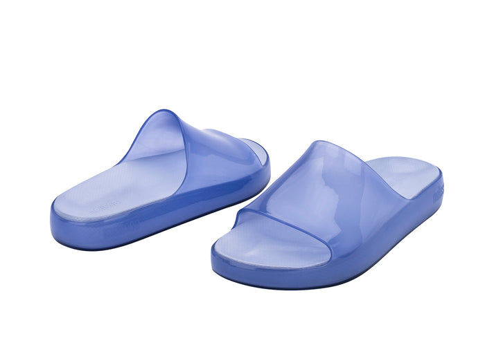 Melissa Cloud Platform Blue Slide Sandals for Women – Stylish, Cushioned, and Elevated Summer Footwear