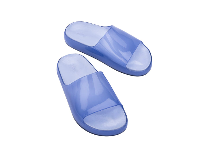 Melissa Cloud Platform Blue Slide Sandals for Women – Stylish, Cushioned, and Elevated Summer Footwear