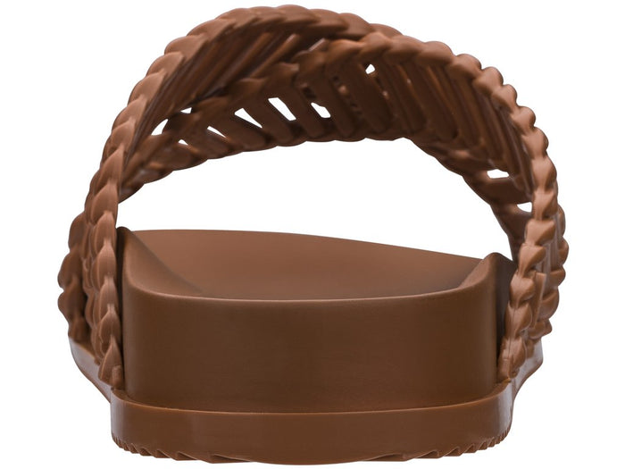 Melissa Cosmic Salinas Brown Slide for Women – Stylish Comfortable Casual Slip-On Sandal, slippers to wear at home