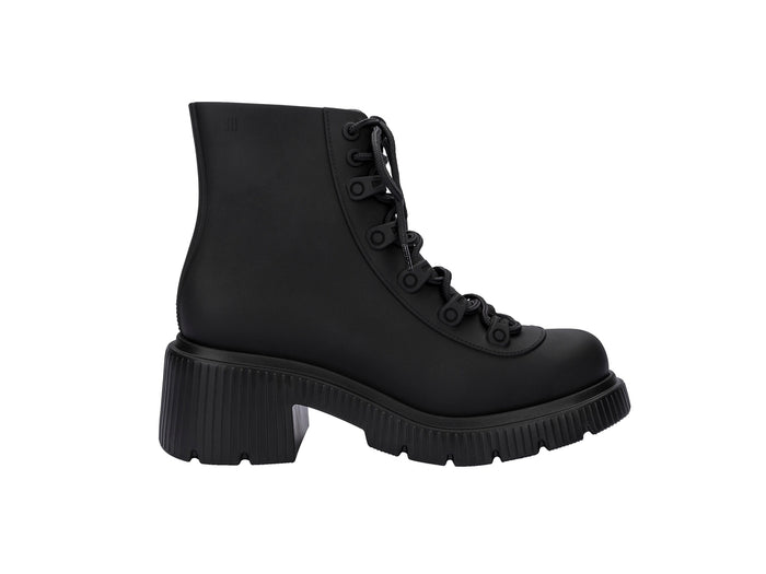 Melissa Cosmo Black High Ankle Boots for Men and Women – Stylish Unisex Waterproof Ankle Boots with Modern Streetwear Design