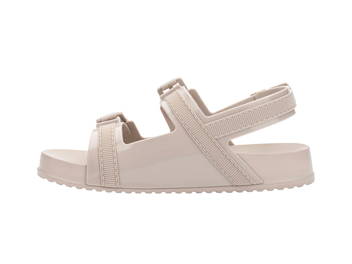 Melissa Cozy Buckle Strap Beige Women Sandal