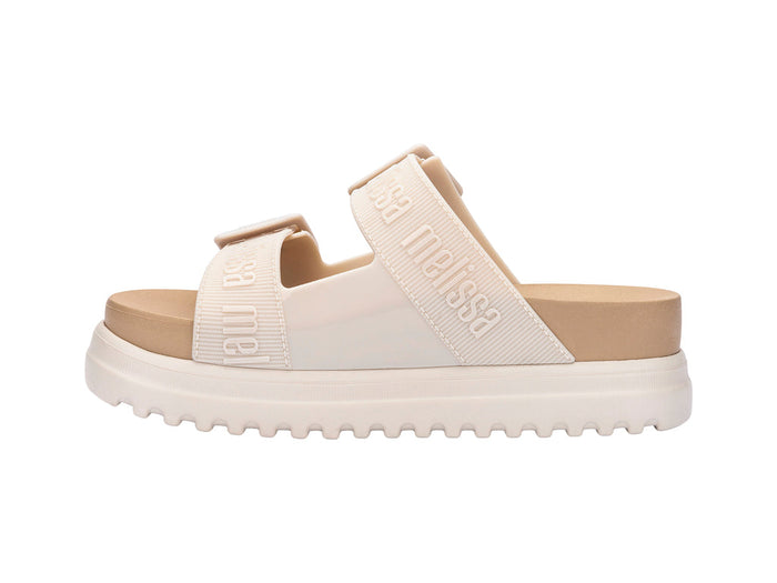 Melissa Cozy M Lover Platform Slipon Beige Slide For Women
