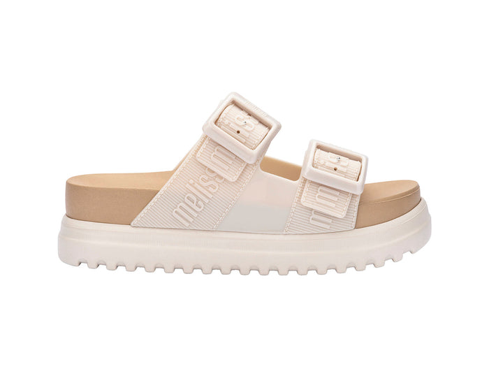 Melissa Cozy M Lover Platform Slipon Beige Slide For Women