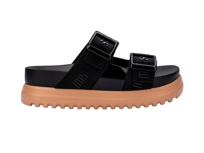 Melissa Cozy M Lover Platform Slipon Black Slide For Women