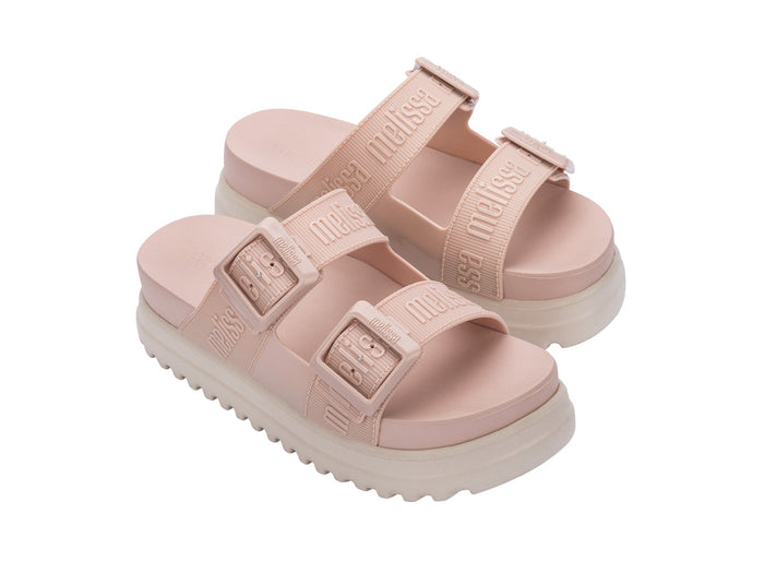 Melissa Cozy M Lover Platform Slipon Pink Slide For Women