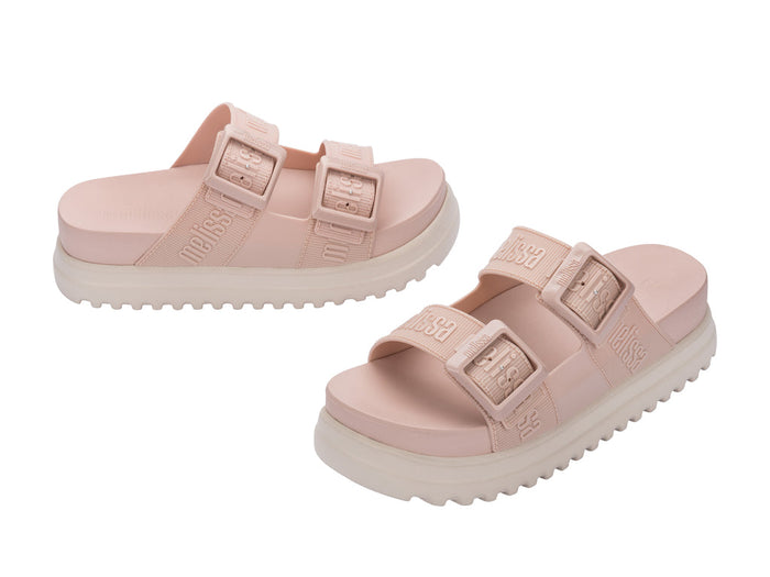 Melissa Cozy M Lover Platform Slipon Pink Slide For Women