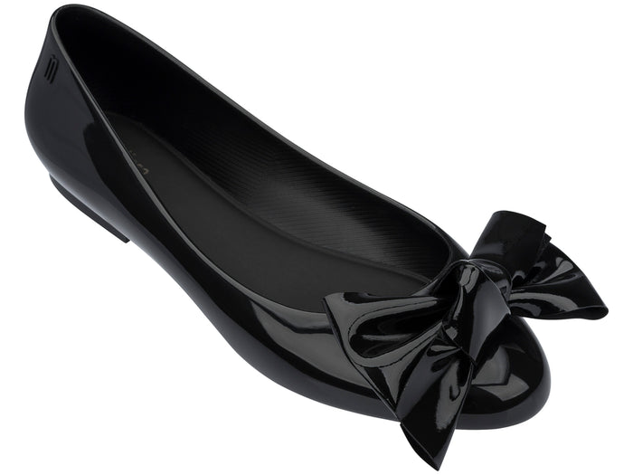 Melissa Doll Fem Solid Black Women Ballerinas with Bow