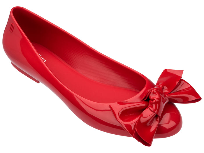 Melissa Doll Fem Solid Red Women Ballerinas with Bow