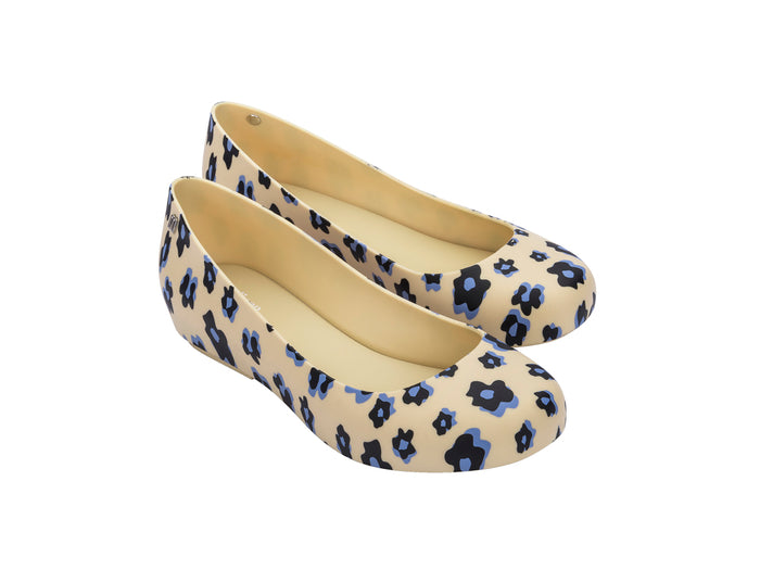Melissa Dora II Floral Print Round Toe Yellow Ballerinas â€“ Stylish & Comfortable Women's Flats with Floral Design