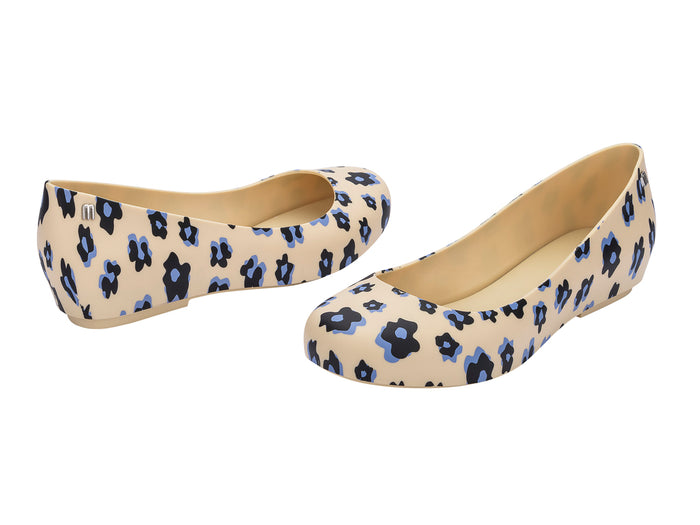 Melissa Dora II Floral Print Round Toe Yellow Ballerinas â€“ Stylish & Comfortable Women's Flats with Floral Design