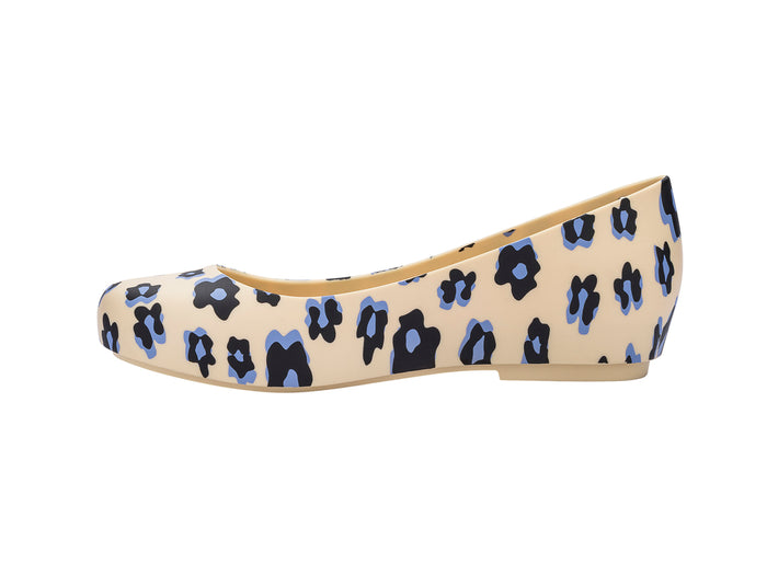 Melissa Dora II Floral Print Round Toe Yellow Ballerinas â€“ Stylish & Comfortable Women's Flats with Floral Design