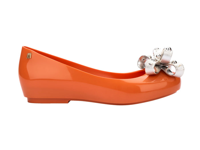 Melissa Dora III Bow Orange Ballerinas – Stylish & Comfortable Women’s Bow-Embellished Flat Shoes