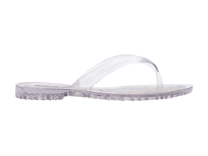 Melissa Duo AD Clear Flip Flops for Women – Stylish and comfortable transparent flip-flops, perfect for casual outings and beachwear.
