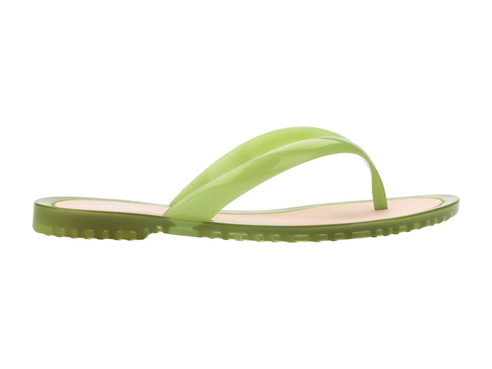 Melissa Duo AD Green Flip Flops for Women – Trendy and comfortable flip-flops with a sleek design, perfect for casual wear and summer outings.