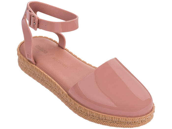 Melissa Espadrille Jason Wu Pink Flat Sandal for Women – Stylish Designer Summer Casual Sandals