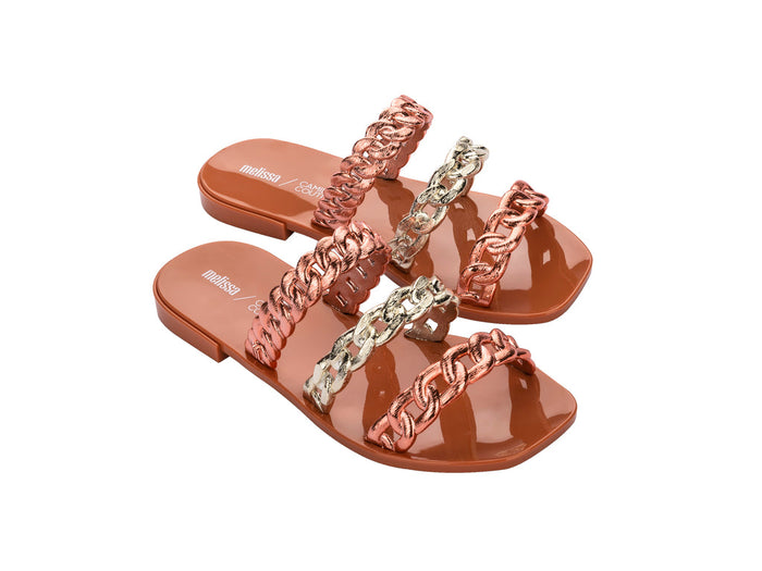 Melissa Feel Camila Coutinho Orange Flats Slide