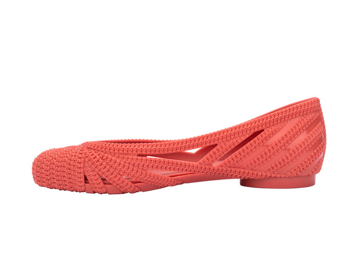 Melissa Femme Classy Red Knitted Ballerinas For Women