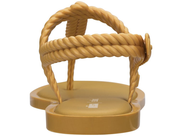 Melissa Flash Sandal Salinas AD Yellow â€“ Trendy and comfortable women's sandal with a stylish rope-effect design, ideal for casual and summer wear