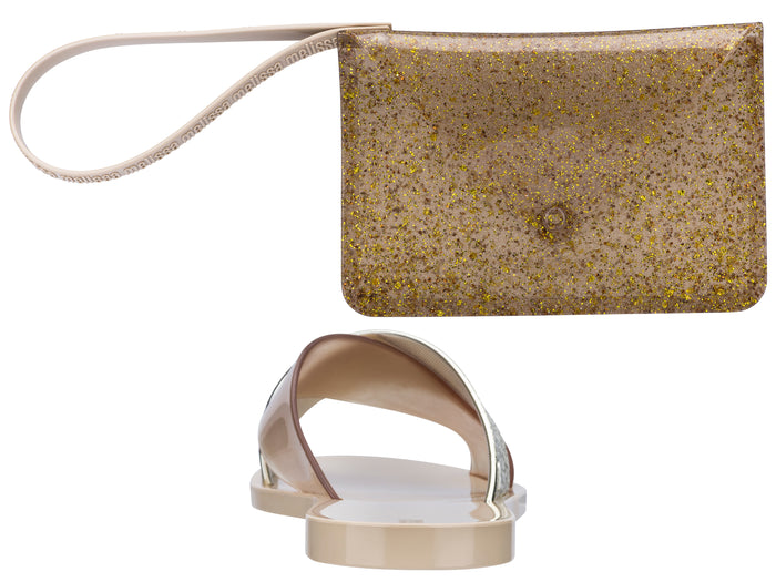 Melissa Good Times Flat Beige Slide for Women