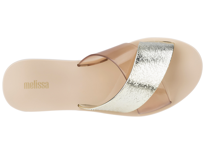 Melissa Good Times Flat Beige Slide for Women
