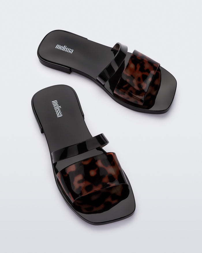 Melissa Ivy II AD Black Flat Slide for Women â€“ Stylish, comfortable, and versatile flat slides perfect for casual wear, summer outings, and everyday occasions.