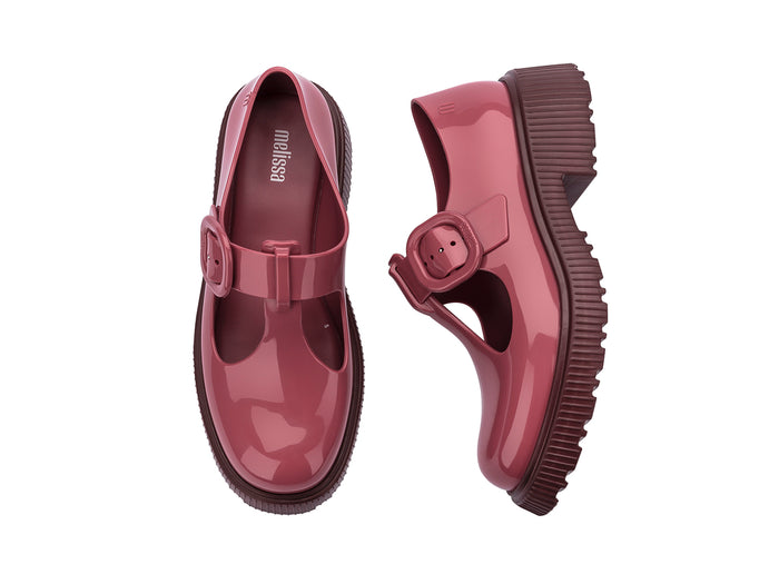 Melissa Jackie Burgundy Buckle Boots For Women