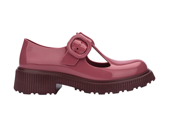 Melissa Jackie Burgundy Buckle Boots For Women
