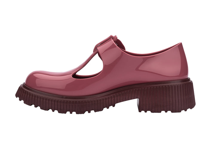 Melissa Jackie Burgundy Buckle Boots For Women