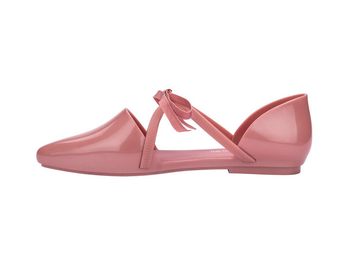 Melissa Jason Wu Pointy Stripe Flat Ballerinas for Women - Stylish and Comfortable Designer Flats with a Sophisticated Pointed Toe and Striped Pattern. Perfect for Everyday and Casual Wear.