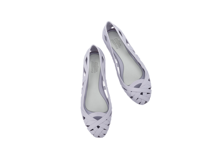 Melissa Jean Jason Wu VII Flat Grey Ballerinas for Women – Elegant and Comfortable Designer Shoes