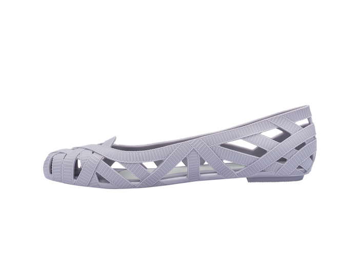 Melissa Jean Jason Wu VII Flat Grey Ballerinas for Women – Elegant and Comfortable Designer Shoes