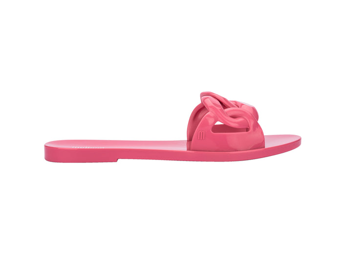 Melissa Jelly Chain AD Pink Flat Flipflops for Women - Stylish and Comfortable Casual Footwear Stylish Pink Flip Flops