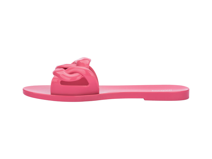 Melissa Jelly Chain AD Pink Flat Flipflops for Women - Stylish and Comfortable Casual Footwear Flat Slip-Ons