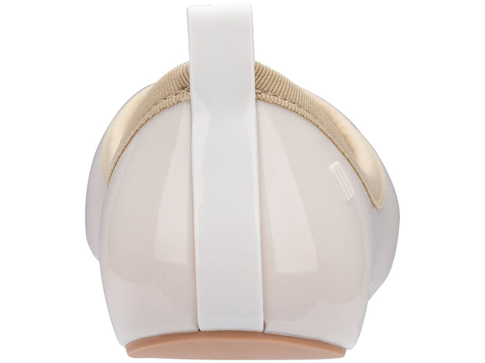 Melissa Lance Flat White Beige Ballerinas for Women - Elegant and Comfortable Everyday Footwear