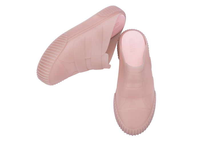Melissa Lane Mule Pink Sneaker for Women – Trendy Backless Sneakers for Casual Comfort and Style