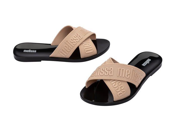 Flat slip-on slides