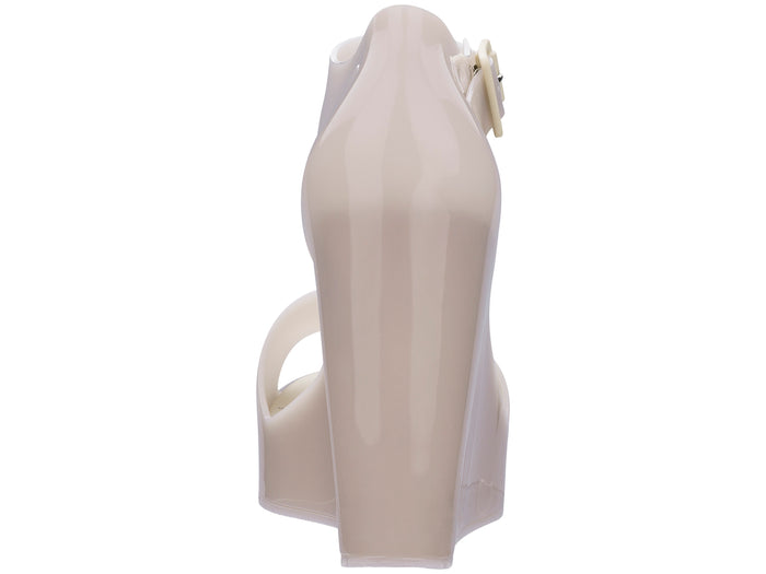 Melissa Mar Ankle Strap Wedge Heels Beige Sandal for Women – Elegant and comfortable wedge sandals with a secure ankle strap, perfect for casual and formal occasions.
