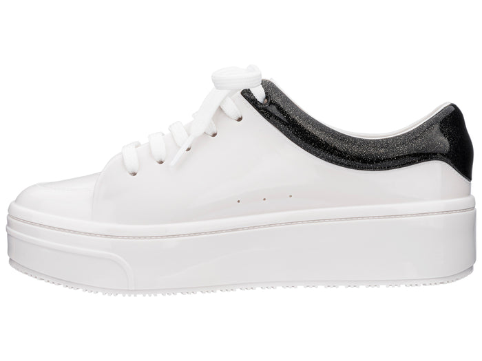Melissa Mellow Extended Sizing Lace Up White Sneakers
