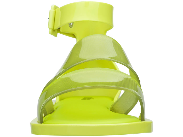 Melissa Model Flat Strappy Yellow Sandal For Women