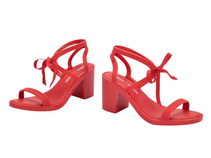 Melissa OphelIa Jason Wu Red Block Heel Sandals For Women