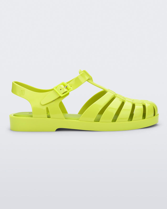 Melissa Possession AD Neon Yellow Flat Sandal – Trendy & Comfortable Women’s Bright Sandals